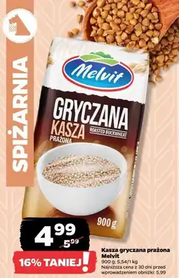 Netto Kasza gryczana prażona Melvit oferta