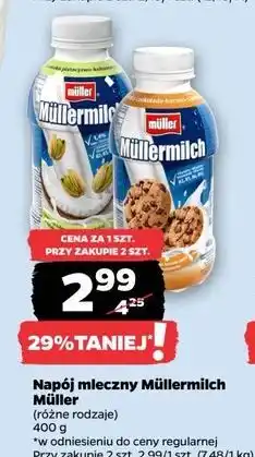 Netto Napój mleczny choco carmel cookie Mullermilch oferta