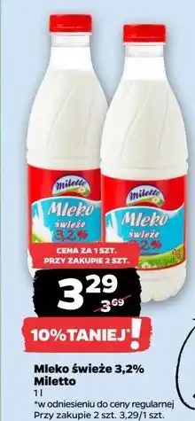 Netto Mleko 3.2% Miletto oferta