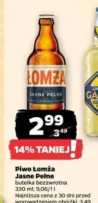 Netto Piwo Łomża Jasne Pełne oferta