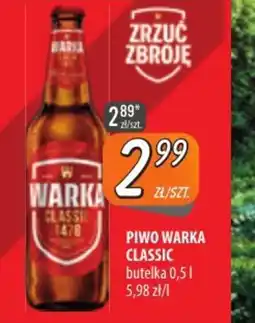 Społem Szczecin Piwo Warka Classic oferta