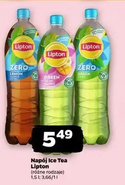 Netto Herbata mrożona zero Lipton Green Ice Tea oferta