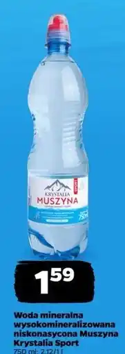 Netto Woda niegazowana sport Krystalia Muszyna oferta
