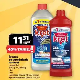 Netto Żel do udrożniania rur Kret oferta
