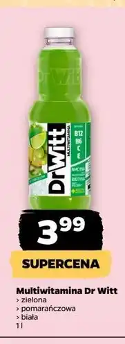 Netto Napój witalność multiwitamina biała Dr Witt oferta