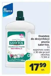 Carrefour Płyn dodatek dezynfekujący do prania Sanytol oferta