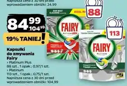 Netto Kapsułki do zmywarki lemon Fairy Platinum oferta
