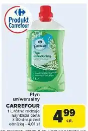 Carrefour Płyn uniwersalny konwalia Carrefour Essential oferta