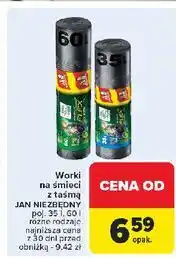 Carrefour Worki na śmieci flex & strong 60 l Jan Niezbędny Magnum oferta