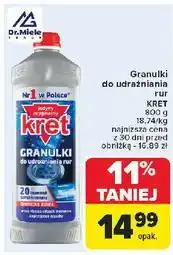 Carrefour Granulki do udrożniania rur Kret oferta