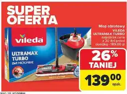 Carrefour Mop ultramax turbo 2w1 Vileda oferta