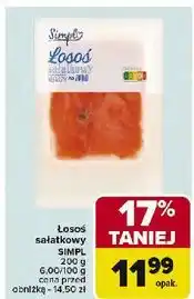 Carrefour Łosoś wędzony sałatkowy Simpl oferta