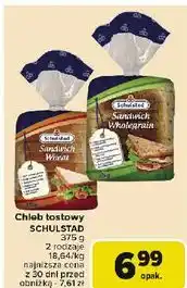 Carrefour Chleb tostowy pszenny Schulstad oferta