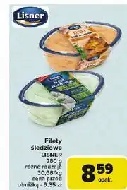 Carrefour Filety śledziowe w sosie koperkowym Lisner oferta