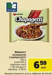 Carrefour Chapaghetti koreańskie czarne spaghetti Nongshim oferta