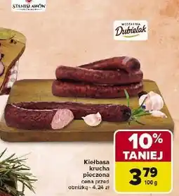 Carrefour Kiełbasa krucha pieczona Dubielak oferta