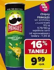 Carrefour Chipsy cheesy garlic Pringles oferta