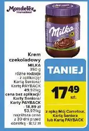 Carrefour Krem czekoladowo-orzechowy Milka oferta