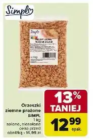 Carrefour Orzechy ziemne bez soli Simpl oferta