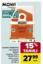 Carrefour Łosoś norweski wędzony w plastrach Mowi oferta