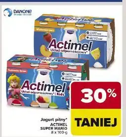 Carrefour Jogurt kids truskawka i banan Danone Actimel oferta
