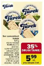 Carrefour Ser camembert z zielonym pieprzem Turek Naturek oferta
