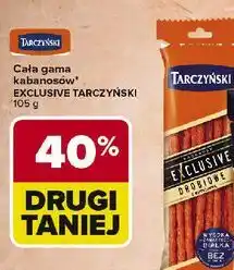 Carrefour Kabanosy drobiowe Tarczyński Exclusive oferta