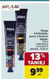 Carrefour Pasta z łososia Abba oferta