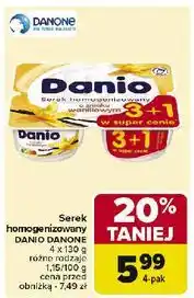 Carrefour Serek waniliowy Danone Danio oferta