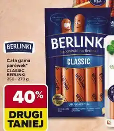 Carrefour Parówki classic Morliny Berlinki oferta