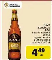 Carrefour Piwo Książęce Złote Pszeniczne oferta