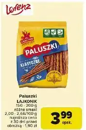Carrefour Paluszki słone Lajkonik oferta