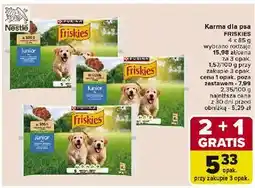Carrefour Karma dla psa junior z kurczakiem i marchewką w sosie Friskies Vitafit oferta
