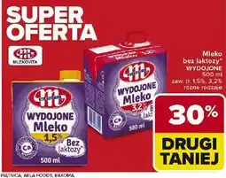 Carrefour Mleko bez laktozy 1.5% Mlekovita Wydojone oferta