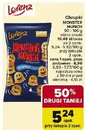 Carrefour Chrupki original Lorenz Monster Munch oferta