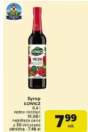 Carrefour Syrop malinowy Łowicz oferta