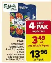Carrefour Piwo Okocim Radler Pomarańcza Sycylijska Z Limonką 0% oferta