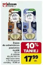 Carrefour Odświeżacz powietrza pure clean linen zapas Glade By Brise oferta