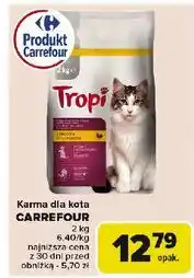 Carrefour Karma dla kota z drobiem Tropi oferta