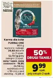 Carrefour Karma dla kota sterilcat wołowina i pszenica Purina One oferta