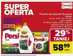 Carrefour Kapsułki do prania 4in1 deep clean color Persil Discs oferta