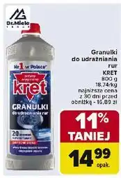 Carrefour Granulki do udrożniania rur Kret oferta