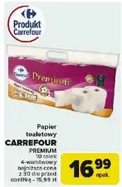 Carrefour Papier toaletowy premium Carrefour Essential oferta