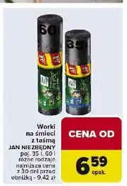 Carrefour Worki na śmieci flex & strong 60 l Jan Niezbędny Magnum oferta