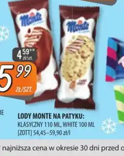 Społem Szczecin Lody Monte na patyku oferta