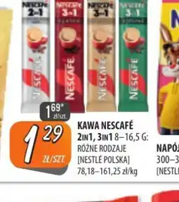 Społem Szczecin Kawa Nescafé 2w1, 3w1 oferta