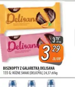 Społem Szczecin Biszkopty z galaretką Delisana oferta