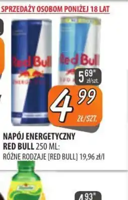 Społem Szczecin Napój energetyczny Red Bull oferta