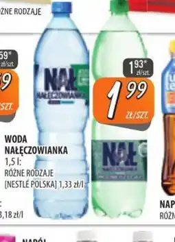 Społem Szczecin Woda Nałęczowianka oferta