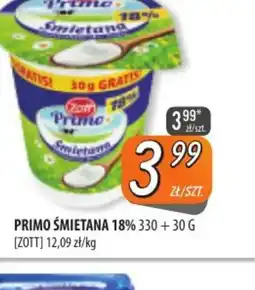 Społem Szczecin Primo Smietana 18% oferta